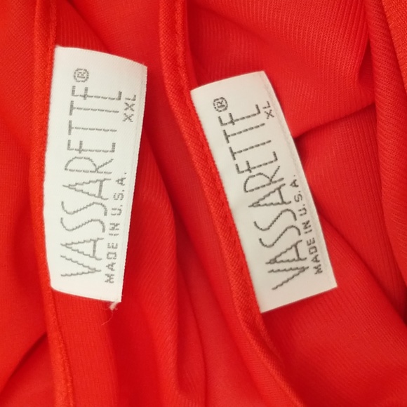 NWT Vintage Nightgown & Robe Vassarette Bright Red Made in USA Matching Set - Picture 8 of 12